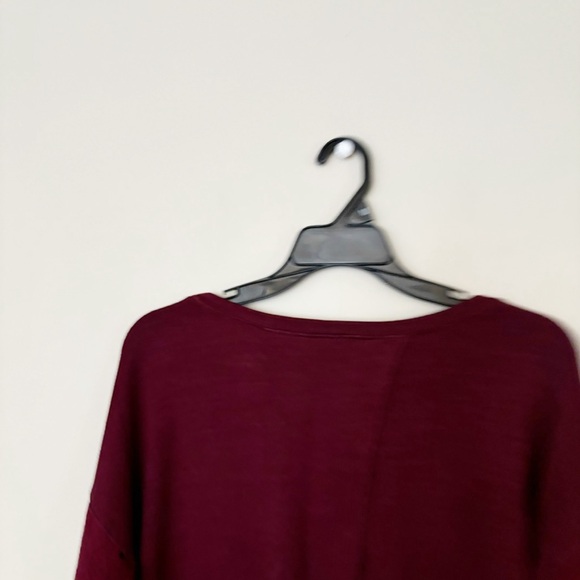 American Eagle Outfitters Top Womens‎ Medium Lace Cutout Long Sleeve Open Back - Picture 5 of 9